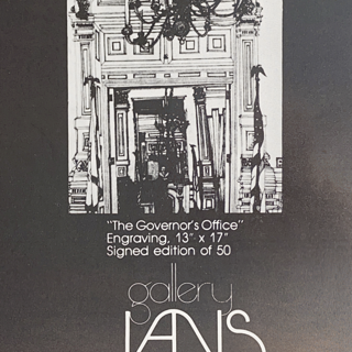 Jan's Gallery print ad featuring Amy Worthen's new work Jan's Gallery print ad featuring Amy Worthen's new work
