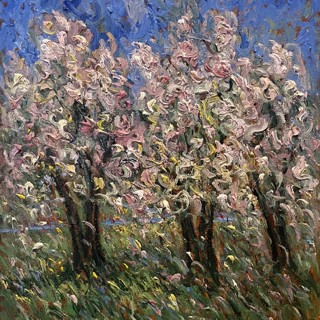 Cherry blossom, Central Park, 30x24 Cherry blossom, Central Park, 30x24