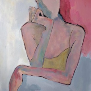 Body Language 24, Mary Valente, acrylic on canvas, 48x36 Body Language 24, Mary Valente, acrylic on canvas, 48x36