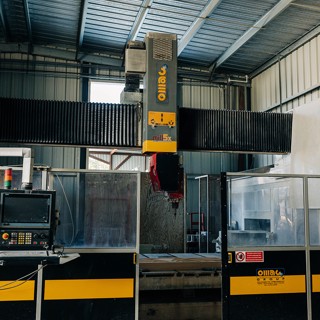 One of two major CNC machines at Chiarini Marble One of two major CNC machines at Chiarini Marble