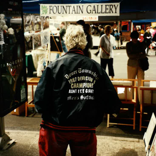 Esther Montanez at the 9th Avenue Street Fair (2001) Esther Montanez at the 9th Avenue Street Fair (2001)