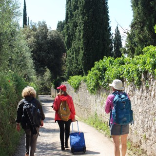 On a painting retreat with friend, Angela Powers, Italy On a painting retreat with friend, Angela Powers, Italy