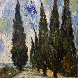 Le chemin de la Méditarranée II, 36x30 Le chemin de la Méditarranée II, 36x30