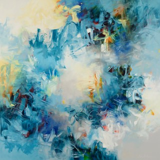 Karen Scharer | Be the Light | 48 x 48 | Oil on Canvas Karen Scharer | Be the Light | 48 x 48 | Oil on Canvas