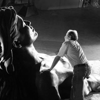 Dreamer∬GALLERY Pastoral Dreamer (1.5X Lifesize) by David Phelps | Eisenhauer Gallery