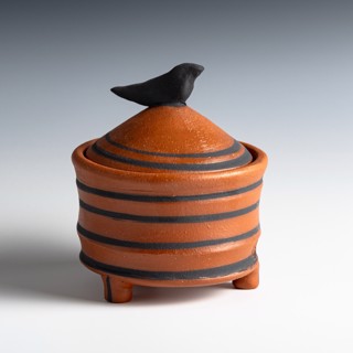 "Bird Salt Cellar" by Lisa Buck. Photo by Steven Arthur Johnson Photography