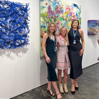 Brie Henderson, Carly Allen Martin, and Chloe Wright for Laura Rathe Fine Art | PBM + C 2024 | Booth H3 Brie Henderson, Carly Allen Martin, and Chloe Wright for Laura Rathe Fine Art | PBM + C 2024 | Booth H3