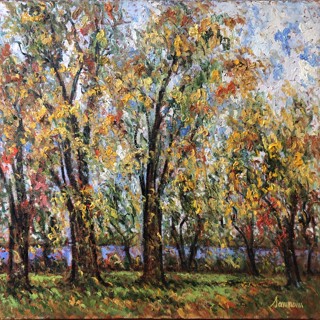 Walking with Giants, Peupliers, 40x40 Walking with Giants, Peupliers, 40x40