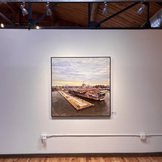 Step into the maritime world with 'Boat at the Navy Yard,' a remarkable work from Valerio D'Ospina's exhibition. Like all of D'Ospina's art, its full impact is felt when seen in person, underlining the compelling allure of this solo show at Gallery 1261. Step into the maritime world with 'Boat at the Navy Yard,' a remarkable work from Valerio D'Ospina's exhibition. Like all of D'Ospina's art, its full impact is felt when seen in person, underlining the compelling allure of this solo show at Gallery 1261.