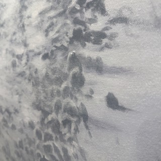 The shadows of fluffy white snow are captured along the hike. The shadows of fluffy white snow are captured along the hike.
