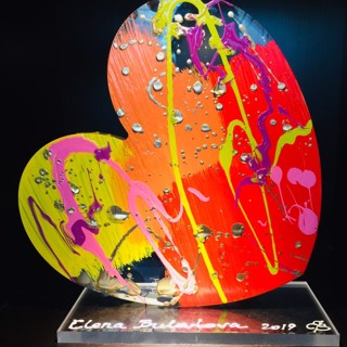 Acrylic Abstract Sculptures by Elena Bulatova Acrylic Abstract Sculptures by Elena Bulatova