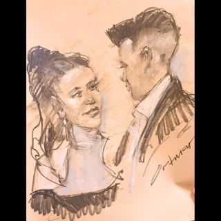 Carl Ortman on the Road Sketching Love is in the Air Carl Ortman on the Road Sketching Love is in the Air