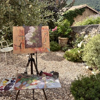Original Oil by Karen Hewitt Hagan, Sploeto Italy. Original Oil by Karen Hewitt Hagan, Sploeto Italy.