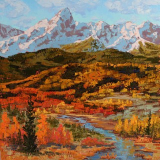 PRIMED FOR CHANGE by Joe McKay $7,800, Oil 48 x 48 in PRIMED FOR CHANGE by Joe McKay $7,800, Oil 48 x 48 in