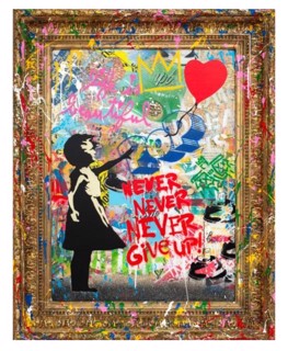 Mr. Brainwash’s Original Balloon Girl: Mixed Media and Street-Art Energy