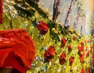 ISABELLE DUPUY - A new era in the Classic French Poppy | Aspen Art Gallery ISABELLE DUPUY - A new era in the Classic French Poppy | Aspen Art Gallery