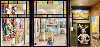 Your closer look at the "ASPENITA BLACK", 2022 Mixed Media | Aspen Art Gallery