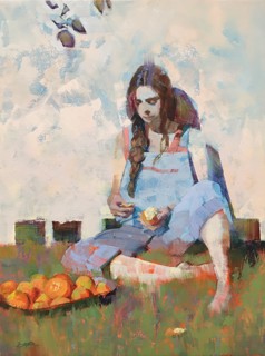 Denim Blues by Diane Eugster AIS, OPA Denim Blues by Diane Eugster AIS, OPA