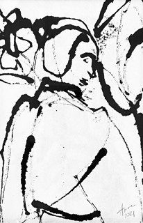 Figure and Banana Leaf by Anne Darby Parker Figure and Banana Leaf by Anne Darby Parker