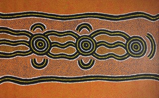Long Jack Phillipus Tjakamarra Water Dreaming - dreamtime story Long Jack Phillipus Tjakamarra Water Dreaming - dreamtime story