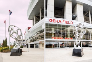 Kansas City Chiefs Art GEHA Field at Arrowhead Stadium Art 