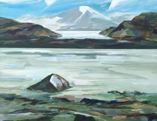 Mendenhall Glacier, Alaska by William Crosby - Alaskan Work
