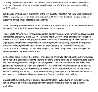 PRESS | The White Room Gallery PRESS | The White Room Gallery