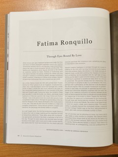 Fatima Ronquillo in Beautiful Bizarre Magazine | Meyer Gallery Fatima Ronquillo in Beautiful Bizarre Magazine | Meyer Gallery