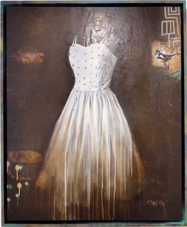 Craig Alan’s Dresses: Mixed Media Beneath High-Gloss Resin