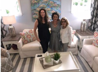 Ann Parks McCray with Miriam Oehrlein and fellow artist Angie Sinclair at the Riverlights Home Show. Ann Parks McCray with Miriam Oehrlein and fellow artist Angie Sinclair at the Riverlights Home Show.