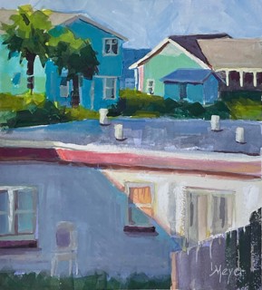 Beach Huts, I by Laurie Meyer Beach Huts, I by Laurie Meyer