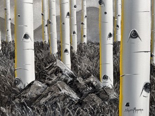 Brand New Mid-Winter Masterwork.. SHERRI MIGNONNE's "Laramie Range Trail" | Aspen Art Gallery Brand New Mid-Winter Masterwork.. SHERRI MIGNONNE's "Laramie Range Trail" | Aspen Art Gallery