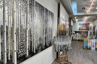 Brand New Mid-Winter Masterwork.. SHERRI MIGNONNE's "Laramie Range Trail" | Aspen Art Gallery Brand New Mid-Winter Masterwork.. SHERRI MIGNONNE's "Laramie Range Trail" | Aspen Art Gallery