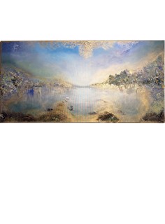 Inga Zurabiani’s Peaceful Harbor: Texture Across a Panoramic Format