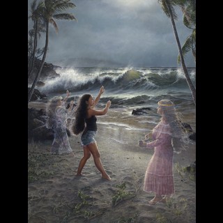 Ke Ea O Ka 'Aina - Poi Pounder by Leohone | Lahaina Galleries