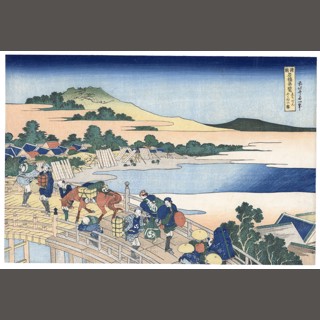 Pleasure Boat Sumida Maru on the Sumidagawa by Hokusai | The Art