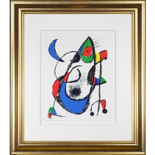 Joan Miro ”Composition (Painting)” 額入り ポスター