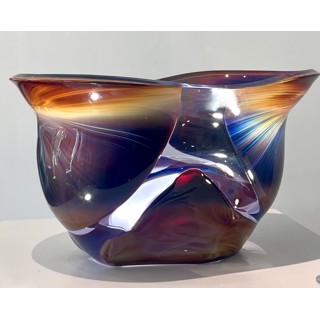 Lot - DINO ROSIN (Italian b. 1948) A MURANO ART GLASS