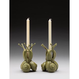 Snail Dance Candle Holders by Tony Hochstetler Snail Dance Candle Holders by Tony Hochstetler