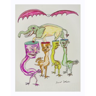 Daniel Johnston ドローイング 80's 初期作品 直筆オリジナル