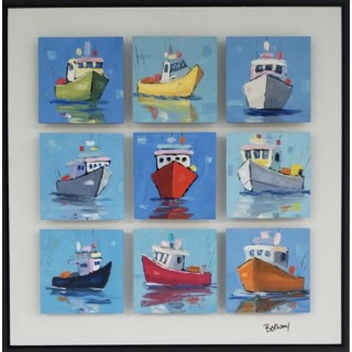 Lobster Boat Collage by Bethany Harper Williams Lobster Boat Collage by Bethany Harper Williams
