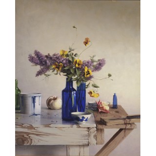 Lilacs and Pansies by Daniel Sprick Lilacs and Pansies by Daniel Sprick