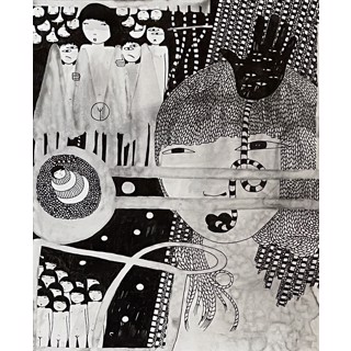 Cokkun Vich コックン・ヴィッチ 「sofa」 現代アート 絵画