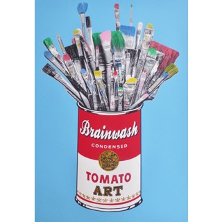 Mr.Brainwash Spray Can ed.700 エディション サイン Mr. Brainwash (b. 1966) | New River Fine Art