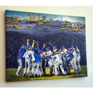 Royals World Series rally crowd Framed Print