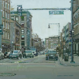 Cityscape in Green by Dianne L Massey Dunbar Cityscape in Green by Dianne L Massey Dunbar