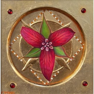 Red Trillium by Fred Wessel Red Trillium by Fred Wessel