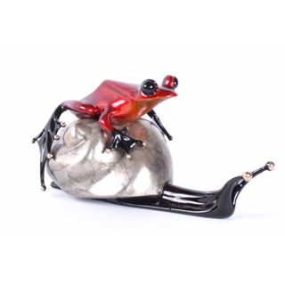 Tim Cotterill Frog Man カエルの置物 Frogman by Tim Cotterill