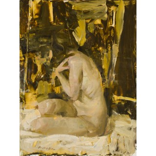 Figure in Gold Abstraction by Quang Ho Figure in Gold Abstraction by Quang Ho