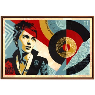 Paint It Black by Shepard Fairey